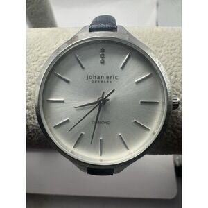 Johan Eric Ladies Watch New Battery 35MM 7.75" Leather Band A52